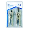 Home Plus 4-3/4 in. Carbon Steel Two Piece Locking Pliers Set AC2014204